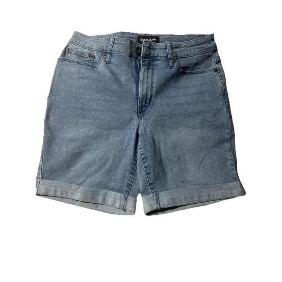 Dkny Pants - Dkny Jeans Women's Pull-On Bermuda Shorts, Light Blue, Size 4. BR